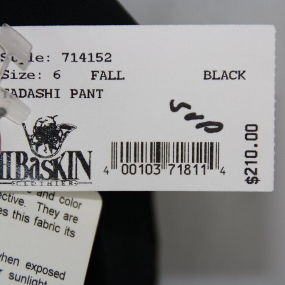 Tadashi Pants Women's US 6 Rayon Black Wide Leg Lace Overlay Pants Dressy - Picture 13 of 14